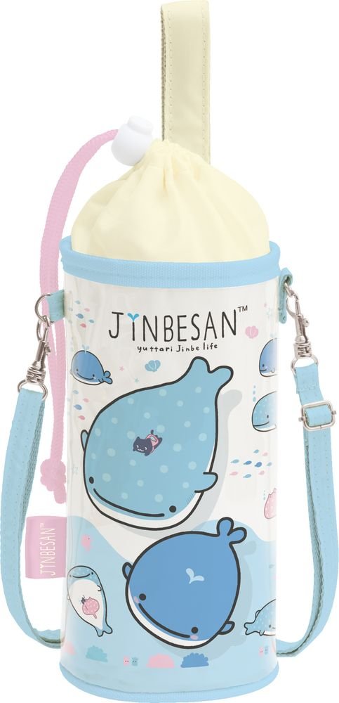 SAN-X - Plastic Bottle Case 500-650Ml Jinbesan - Whale Shark Tjo- Japan Figure Store - #1 Bring To You The Best Japanese Goods