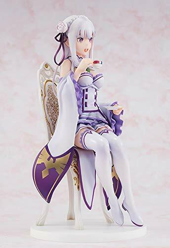 Kadokawa Emilia: Tea Party Ver. 1/7 Scale Figure- Japan Figure Store - #1 Bring To You The Best Japanese Goods