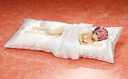 Kadokawa Re:zero Ram 'sleep Sharing' Pink Lingerie Ver. 1/7 Scale Figure- Japan Figure Store - #1 Bring To You The Best Japanese Goods
