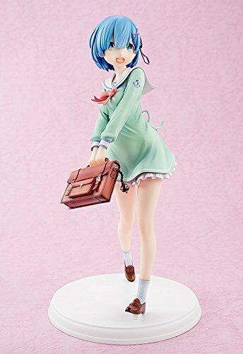 Kadokawa Re:zero Rem: High School Uniform Ver. 1/7 Scale Figure- Japan Figure Store - #1 Bring To You The Best Japanese Goods