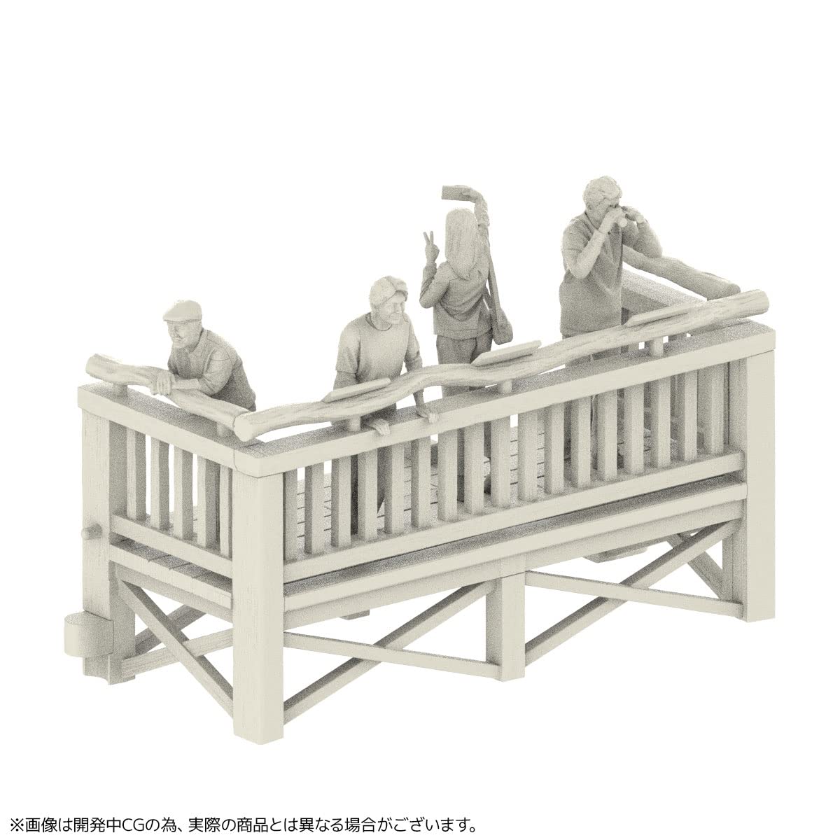 Kaiyodo Art Pla Art Pla Tourist And African Elephant Set 1/35 Scale Unpainted Unassembled Plastic Model Kit- Japan Figure Store - #1 Bring To You The Best Japanese Goods