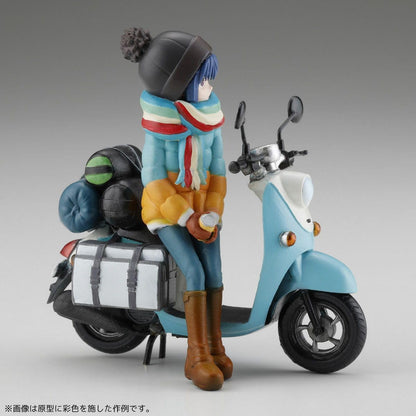 Kaiyodo Yuru Camp△ Rin Shima Bike 1/24 Model Kit- Japan Figure Store - #1 Bring To You The Best Japanese Goods