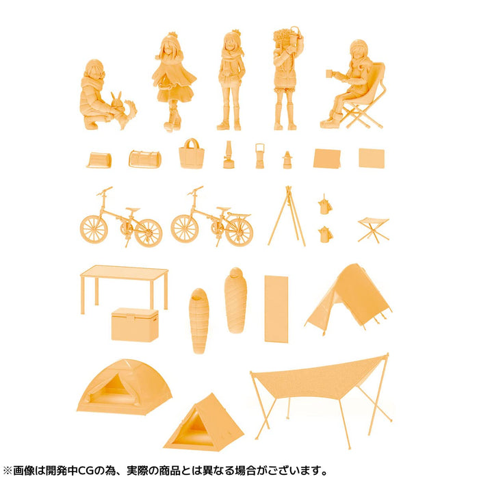KAIYODO Artpla 1/24 Yuru Camp Camping Set Plastic Model Laid-Back Camp- Japan Figure Store - #1 Bring To You The Best Japanese Goods