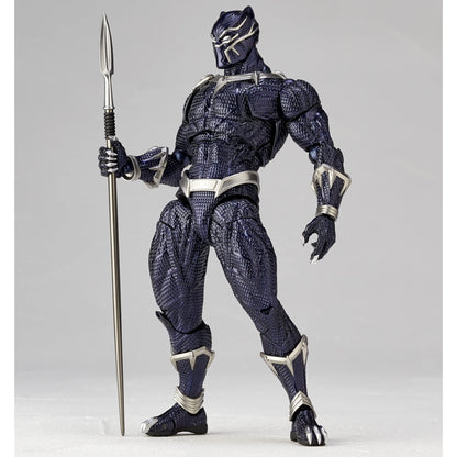 Kaiyodo Amazing Yamaguchi No.030 Black Panther Revoltech Figure - Japanese Action Model- Japan Figure Store - #1 Bring To You The Best Japanese Goods