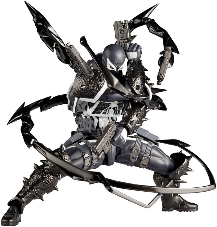Kaiyodo Revoltech Amazing Yamaguchi Agent Venom 170mm PVC ABS Figure- Japan Figure Store - #1 Bring To You The Best Japanese Goods