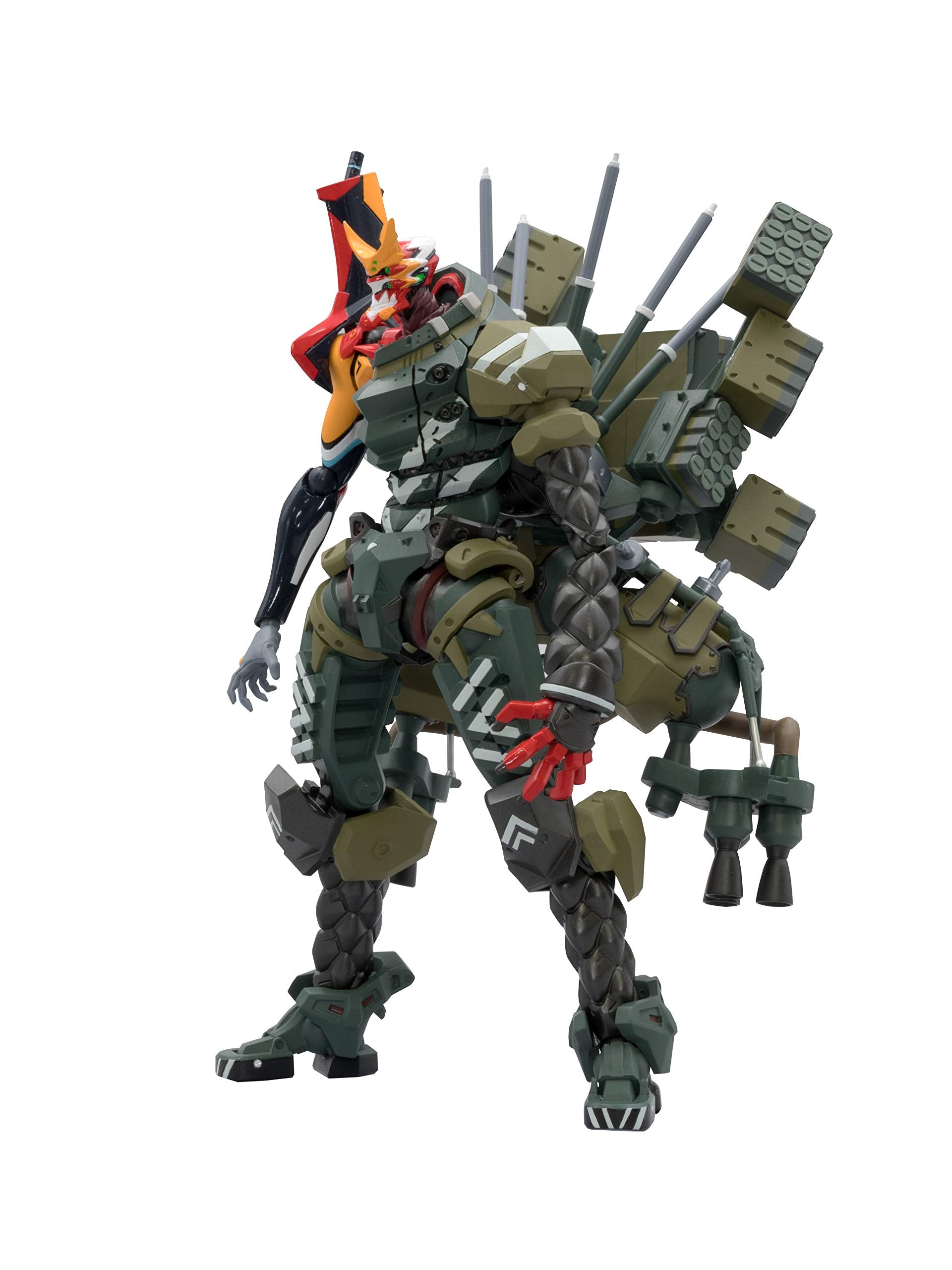 KAIYODO Evangelion Evolution Ev-021 New Eva Unit-02 Alpha Revoltech Figure- Japan Figure Store - #1 Bring To You The Best Japanese Goods