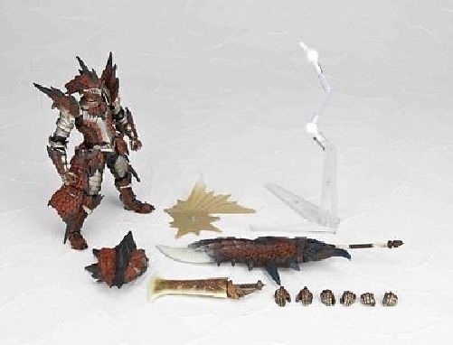 Kaiyodo Revoltech Hunter Swordsman Laeus Series Series No.123 Figure- Japan Figure Store - #1 Bring To You The Best Japanese Goods