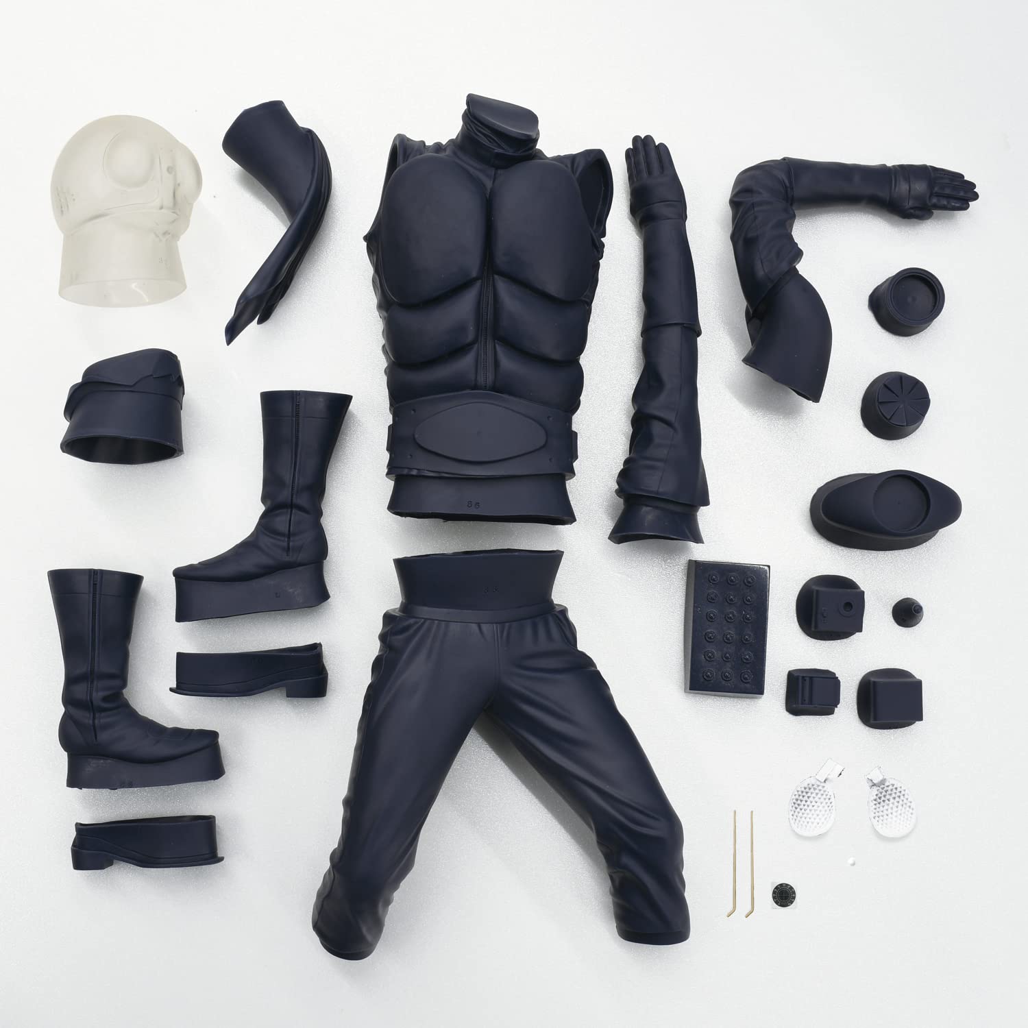 Kamen Rider 2 Mega Soft Vinyl Kit Reprint 1/4 Scale Height Approx 40Cm Soft Vinyl Unpainted Assembly Kit- Japan Figure Store - #1 Bring To You The Best Japanese Goods