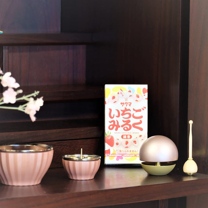 Eirakuya Japan Kameyama Collaboration Incense - Milky Strawberry Milk Cocoa Cigarette- Japan Figure Store - #1 Bring To You The Best Japanese Goods