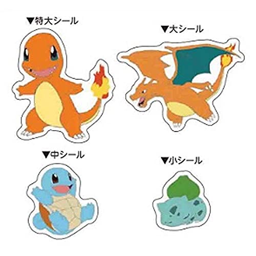 Kamio Japan Pokemon Stickers Kanto Region 4 Sizes [007337]- Japan Figure Store - #1 Bring To You The Best Japanese Goods