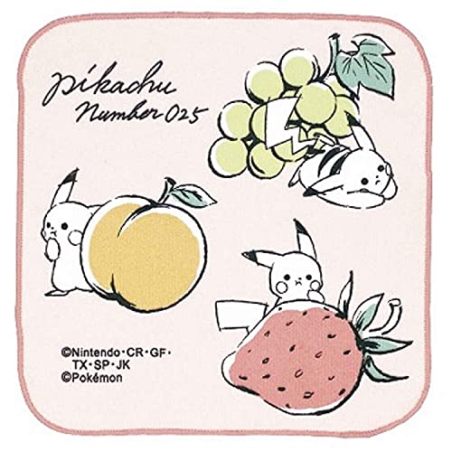 Kamio Japan Pokemon Microfiber Handkerchief Fruit Pikachu Number025 [022331]- Japan Figure Store - #1 Bring To You The Best Japanese Goods