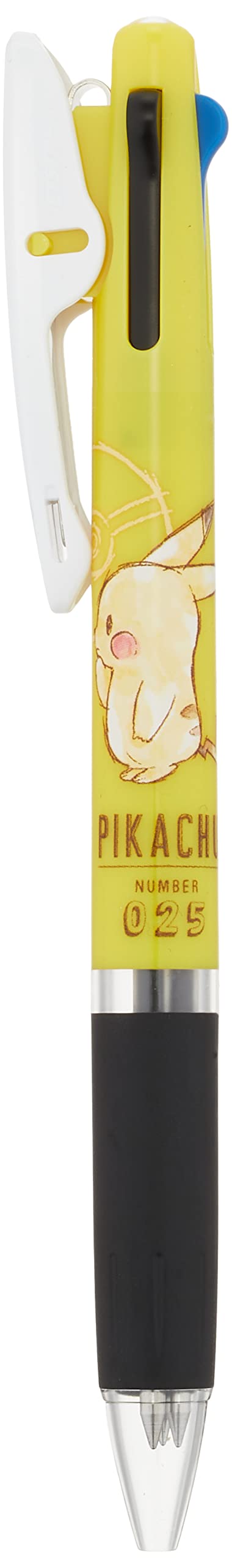 POKEMON CENTER ORIGINAL Pikachu Number025 Jetstream Pen Triple Colors Up- Japan Figure Store - #1 Bring To You The Best Japanese Goods