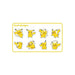 Pokemon Center Original Pokemon Flake Sticker Pikachu- Japan Figure Store - #1 Bring To You The Best Japanese Goods