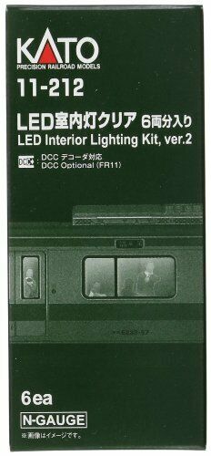 Kato 11-212 N Passenger Car Light Kit, White Led 6 Pcs - Japan Figure