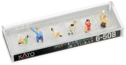 Kato HO Gauge 3 6-508 - Diorama Supplies with Sitting Person Figure- Japan Figure Store - #1 Bring To You The Best Japanese Goods