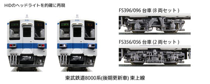 Kato Tobu Railway 8000 Late Model N Gauge 2-Car Set Lead Car 10-1651 Train- Japan Figure Store - #1 Bring To You The Best Japanese Goods
