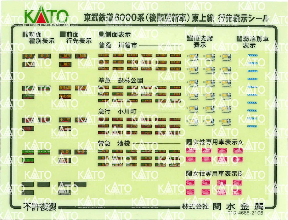 Kato Tobu Railway 8000 Late Model N Gauge 2-Car Set Lead Car 10-1651 Train- Japan Figure Store - #1 Bring To You The Best Japanese Goods