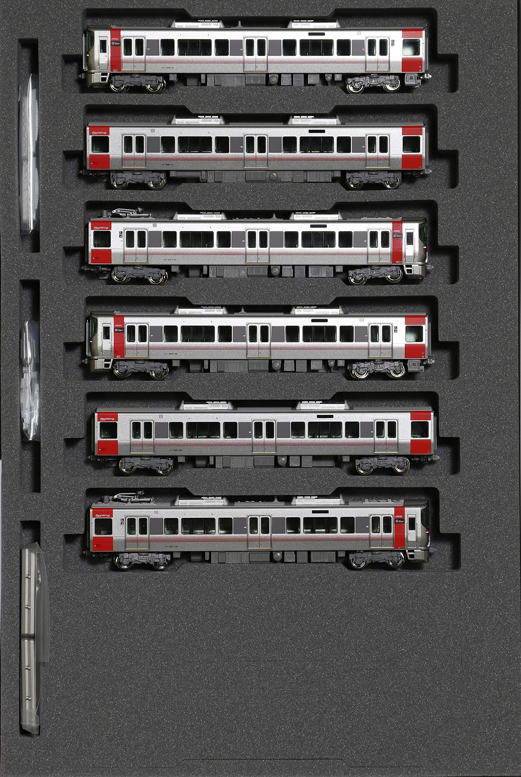 Kato N Gauge 6-Car Set 227 Series 0 Red Wing 10-1629 Railway Train Model- Japan Figure Store - #1 Bring To You The Best Japanese Goods