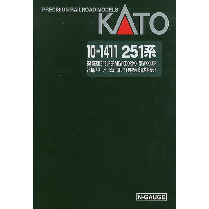 Kato 10-1411 Railway Model Train - N Gauge 251 Series Super View Dancer New Paint 6-Car Set- Japan Figure Store - #1 Bring To You The Best Japanese Goods