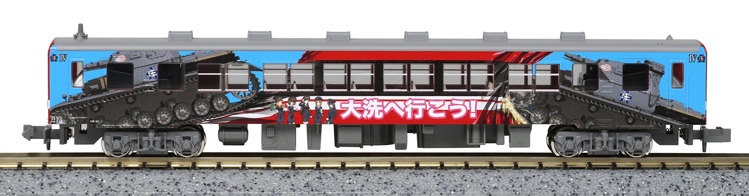 Kato Girls & Panzer Spec N Gauge Kashima 6006 Wrapped Train Diesel Car Model 16001-5- Japan Figure Store - #1 Bring To You The Best Japanese Goods