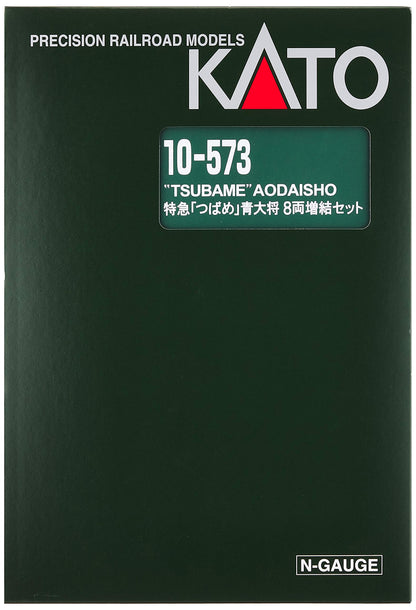 Kato Tsubame Blue General N Gauge 8-Car Add-On Set 10-573- Japan Figure Store - #1 Bring To You The Best Japanese Goods