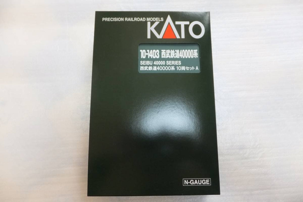 Kato 10-Car Set N Gauge Seibu Railway 40000 Series Model Train- Japan Figure Store - #1 Bring To You The Best Japanese Goods