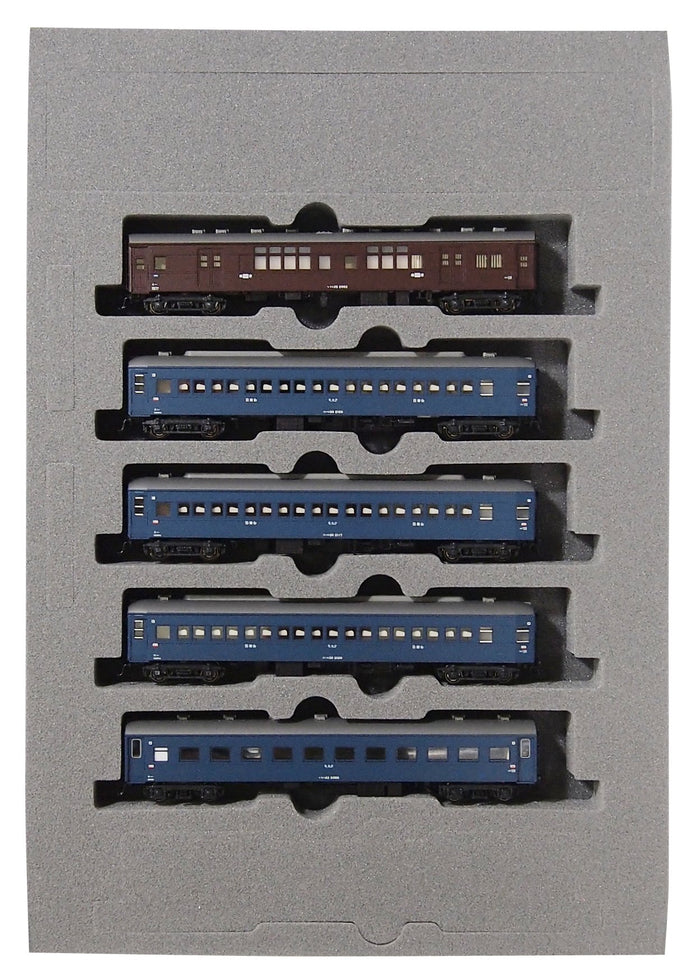 Kato N Gauge Railway Model Passenger Car - Tsurugi 5-Car Addition Set 10-1388- Japan Figure Store - #1 Bring To You The Best Japanese Goods