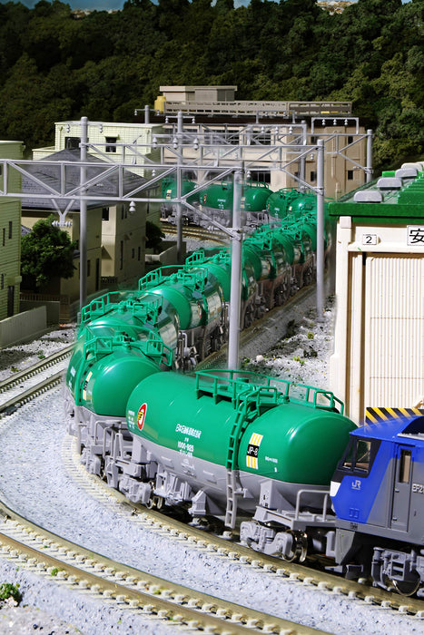 Kato N Gauge 12-Car Taki 1000 Nippon Oil US Military Fuel Transport Toy Train Set- Japan Figure Store - #1 Bring To You The Best Japanese Goods