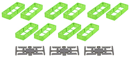 Kato Railway Model Supplies - N Gauge Tora 90000 10-Car Parts Set- Japan Figure Store - #1 Bring To You The Best Japanese Goods