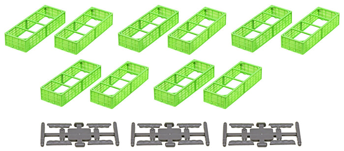 Kato Railway Model Supplies - N Gauge Tora 90000 10-Car Parts Set- Japan Figure Store - #1 Bring To You The Best Japanese Goods