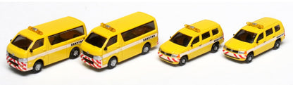 Kato Toyota Hiace Long Probox Road Work Vehicle - N Gauge 4 Units Rail Model 23-653B- Japan Figure Store - #1 Bring To You The Best Japanese Goods