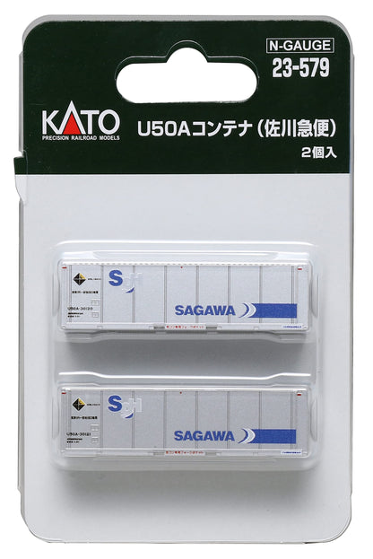 Kato U50A Sagawa Express Container 2-Pack N Gauge 23-579 Railway Model- Japan Figure Store - #1 Bring To You The Best Japanese Goods
