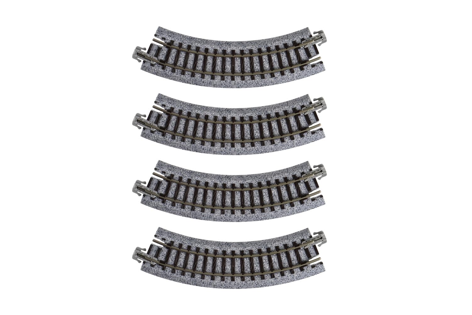 Kato N Gauge Unitrack Compact 4-Piece 45° Curved Track Railway Model Set 20-176- Japan Figure Store - #1 Bring To You The Best Japanese Goods