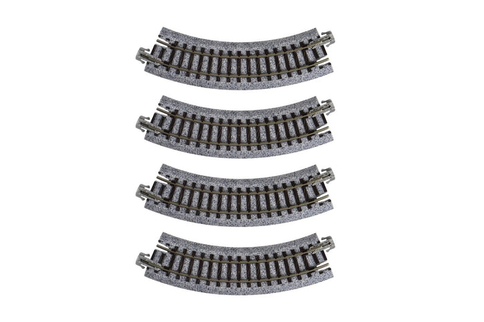 Kato N Gauge Unitrack Compact 4-Piece 45° Curved Track Railway Model Set 20-176- Japan Figure Store - #1 Bring To You The Best Japanese Goods