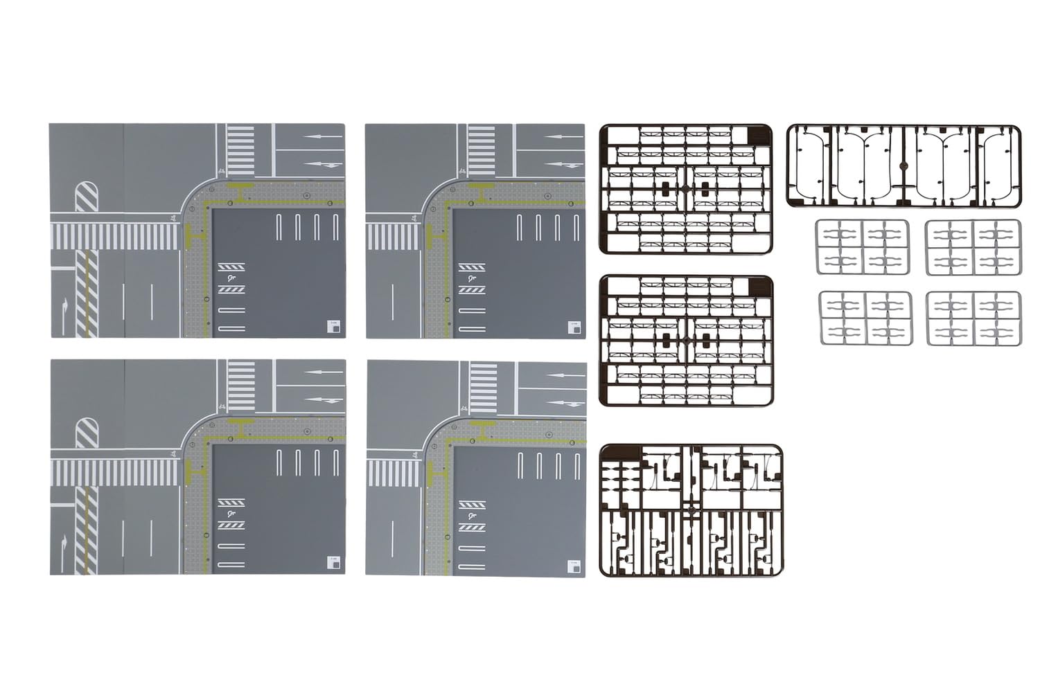 Kato N Gauge Unitram 40-823 Street Corner Expansion Set Railway Model Supplies- Japan Figure Store - #1 Bring To You The Best Japanese Goods