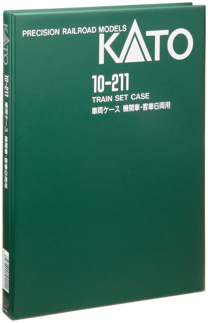 Kato N Gauge Vehicle Case B - Accommodates Locomotive 6 Passenger Cars Model 10-211- Japan Figure Store - #1 Bring To You The Best Japanese Goods
