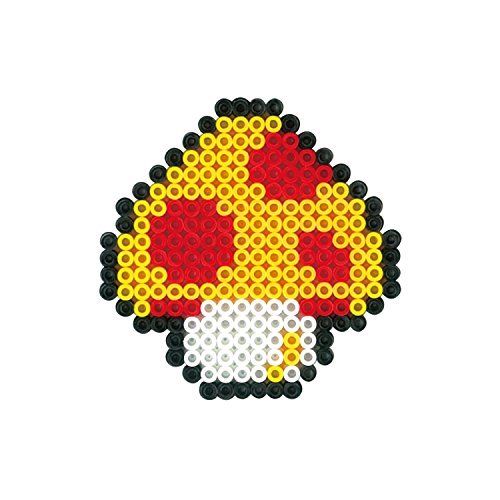 Kawada Nano Beads 105 Super Mario Bros. Mario / Super Mushroom Perler Beads Kit- Japan Figure Store - #1 Bring To You The Best Japanese Goods
