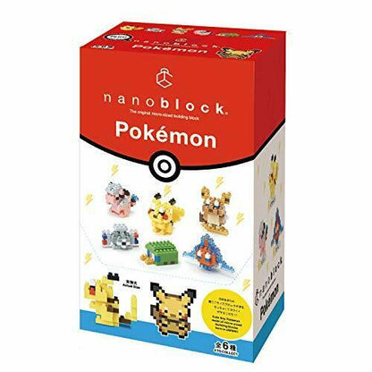 Kawada Nanoblock Mini Nano Pokemon Denki Type NBMC_08S 1box 6pcs 6 Types- Japan Figure Store - #1 Bring To You The Best Japanese Goods