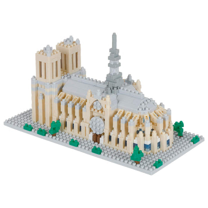 KAWADA Nanoblock Notre Dame Cathedral- Japan Figure Store - #1 Bring To You The Best Japanese Goods