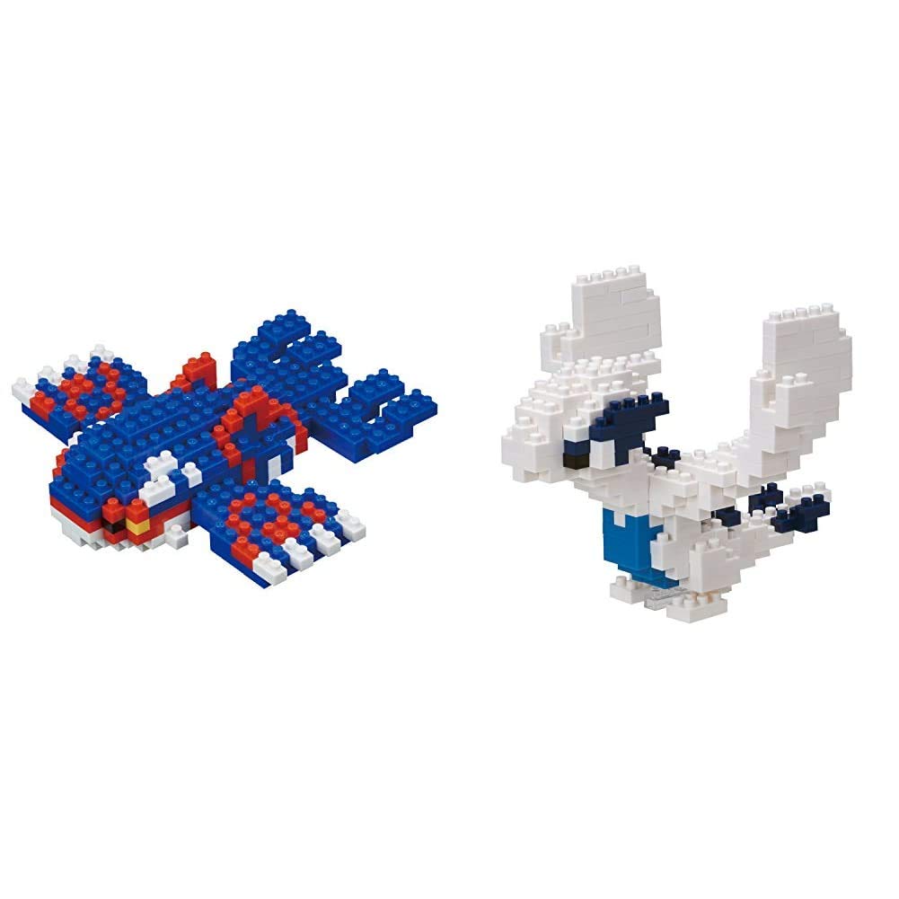 Nanoblock Pokemon Kyogre Nbpm_063 & Lugia Nbpm_032 [Set Purchase] Pokemon Building Toys Set- Japan Figure Store - #1 Bring To You The Best Japanese Goods