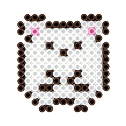 Kawada Perler Beads Sumikkogurashi Polar Bear & Penguin Charm Set 80-53124- Japan Figure Store - #1 Bring To You The Best Japanese Goods