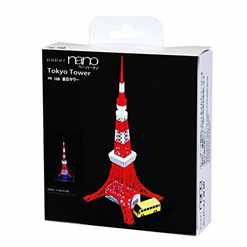 Kawada Pn108 Papernano Tokyo Tower Paper Craft Model- Japan Figure Store - #1 Bring To You The Best Japanese Goods