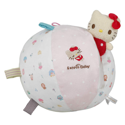 KAWADA Sanrio Baby My First Ball W/ Rattle- Japan Figure Store - #1 Bring To You The Best Japanese Goods