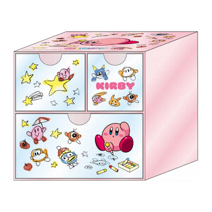 K Company Kirby Character Chest Scribble Pink H147Xw150Xd118Mm Japan Hk-Chr-Pk- Japan Figure Store - #1 Bring To You The Best Japanese Goods