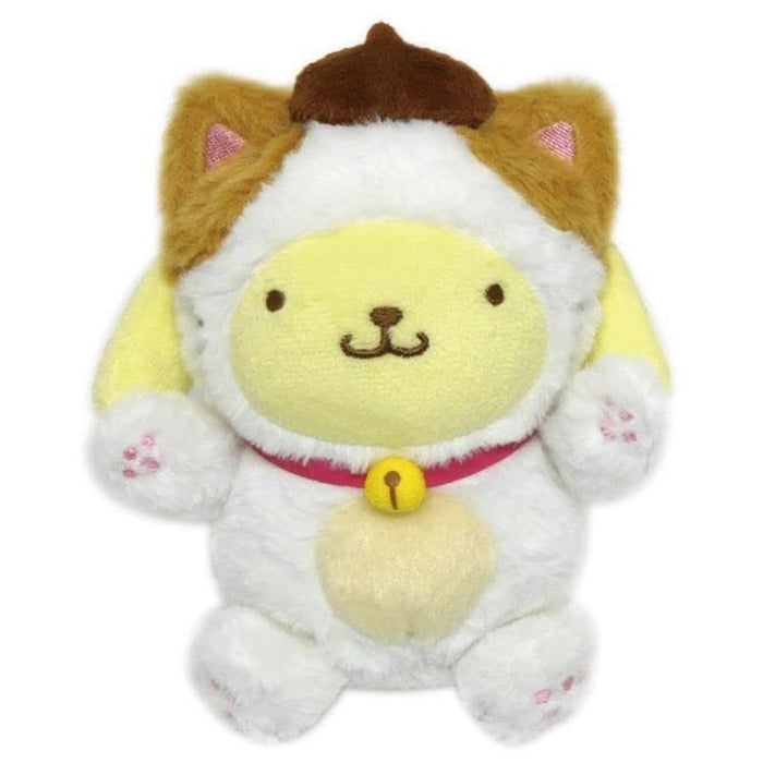 Kay Company Sanrio Happy Cat Sitting Plush Toy 2 Pompompurin Sah-On2-Pn- Japan Figure Store - #1 Bring To You The Best Japanese Goods