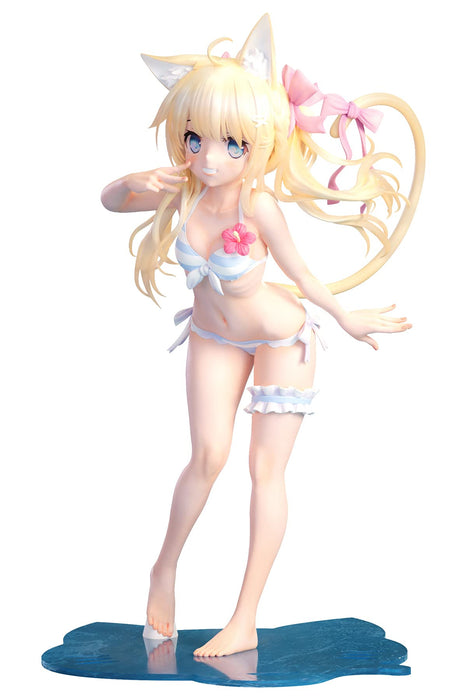 B'Full Kemomimi Gakuen Blonde-Chan 1/7 Scale Figure - Aru Illustrated - Japan- Japan Figure Store - #1 Bring To You The Best Japanese Goods