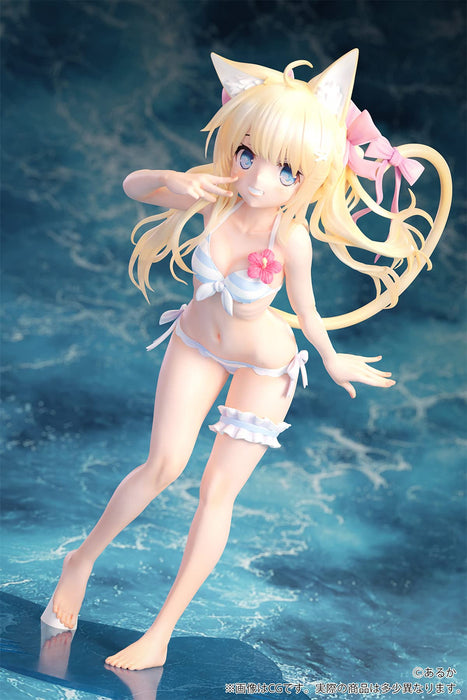 B'Full Kemomimi Gakuen Blonde-Chan 1/7 Scale Figure - Aru Illustrated - Japan- Japan Figure Store - #1 Bring To You The Best Japanese Goods