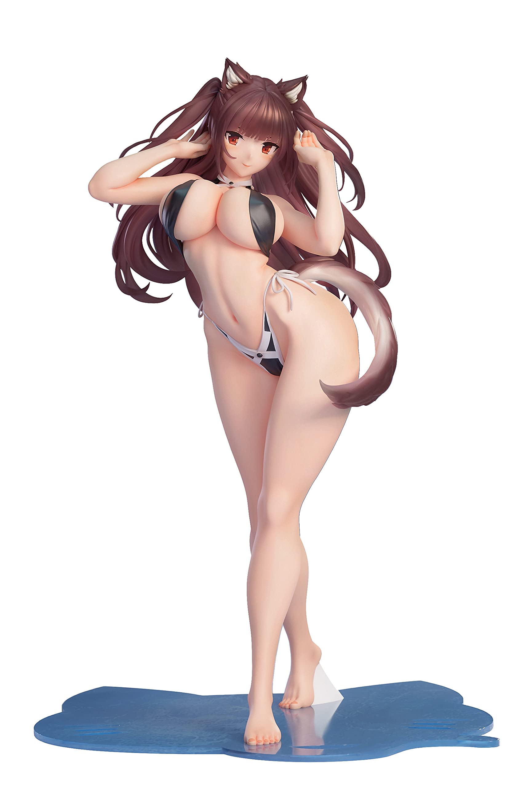 Kemomimi Gakuen Shatan-Chan Figure 1/7 Scale Painted By Saburo - B'Full Japan- Japan Figure Store - #1 Bring To You The Best Japanese Goods