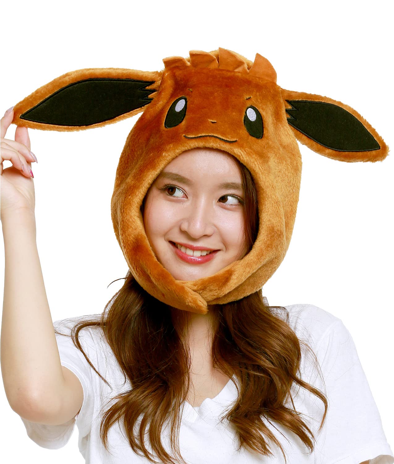 Sazac Kigurumi Cap Pokemon Eevee Japan- Japan Figure Store - #1 Bring To You The Best Japanese Goods