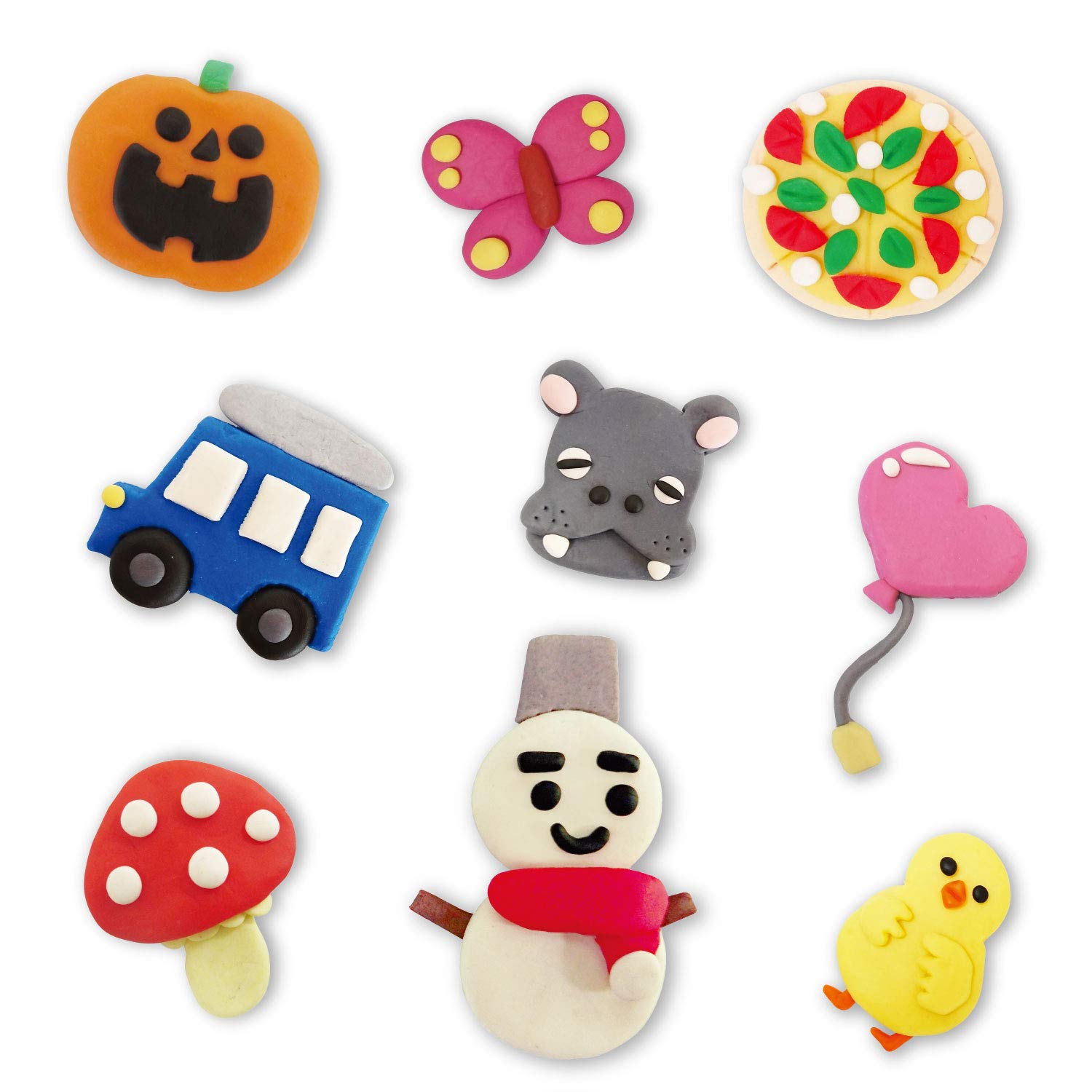 Kawada Kitten Club Colorful Clay NKC-05 20 Colors- Japan Figure Store - #1 Bring To You The Best Japanese Goods